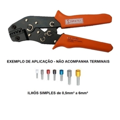 Alicate Crimpar Terminal Tubular 0,50-6 mm² SN-05WF - loja online