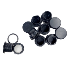 Tapa Furo 22mm c/ Anel e Bucha de Vedação 10 peças