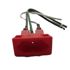 Tomada Embutir p/ Aparelhos Poço Interno 20A/250Vca TPA2-3 Verm Rabicho - comprar online