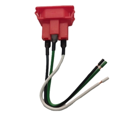 Tomada Embutir p/ Aparelhos Poço Interno 20A/250Vca TPA2-3 Verm Rabicho - Eletrotécnica Vera Cruz