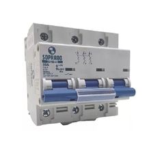 Disjuntor Tripolar Din Curva C 10KA 80A - comprar online