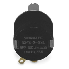 Potenciômetro Linear 10 kohm Tipo B 10 Voltas 10mm Com Knob