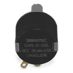 Potenciômetro Linear 5 kohm Tipo B 10 Voltas 10mm Com Knob
