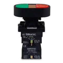 Botão Comando Duplo 1na+1nf com Iluminação Led 24Vca/Vcc na internet