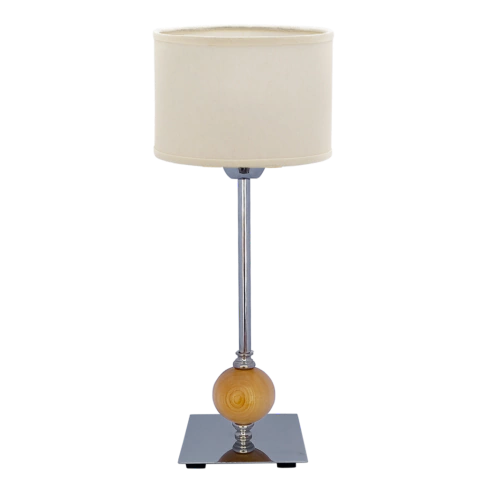 VELADOR PLATIL BASE CUADRADA CON ESFERA GRANDE - comprar online