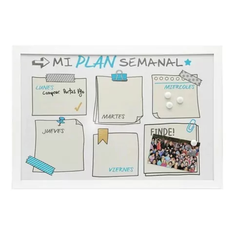PIZARRA PLAN SEMANAL - comprar online