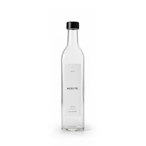 ACEITERA CUADRADA TRANSPARENTE - tienda online
