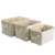 CANASTO DE TELA BOLONIA BEIGE