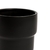 MACETA CERAMICA CLASICA NEGRA en internet