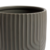 MACETA RAYAS CERAMICA GRIS 13X13 en internet
