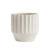 MACETA GRANITO BLANCA 14 X 14 CM