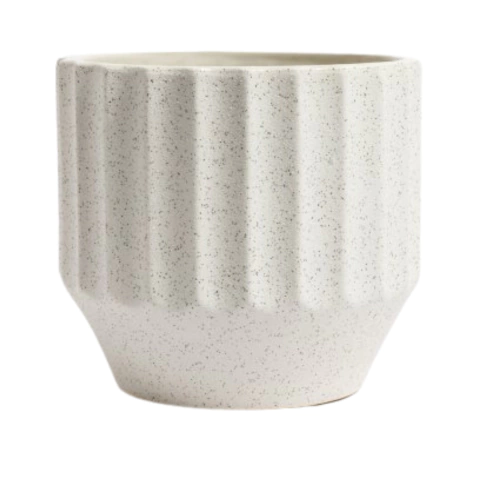 MACETA GRANITO BLANCA 16 X 17 CM - comprar online