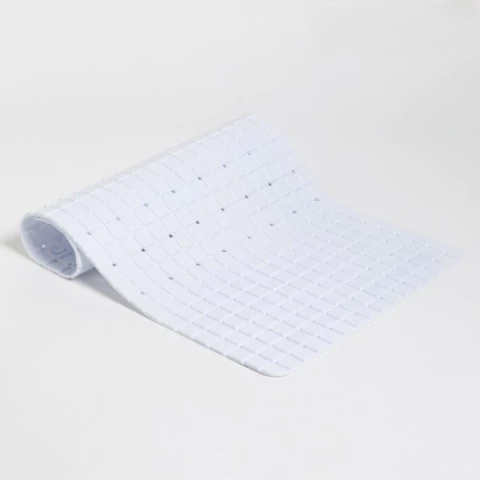 ALFOMBRA ANTIDESLIZANTE CUADROS BLANCO - comprar online