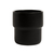 MACETA CERAMICA CLASICA NEGRA - comprar online