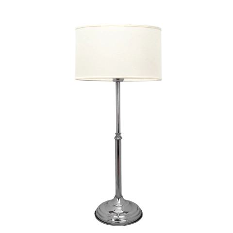 LAMPARA DE MESA RECTA PLATIL CON BASE BOMBE