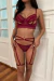 PORTALIGAS BORDO - SIN PUNTILLA - comprar online