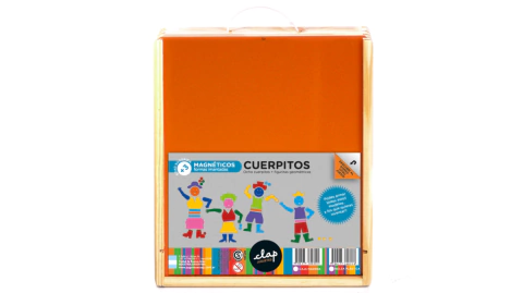 Imantados para armar en caja de madera - Cuerpitos