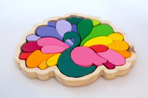 Rompecabezas complejos de madera