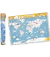 Planisferio de animales para pintar