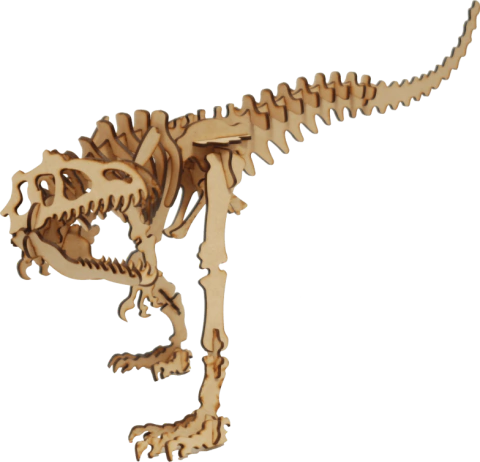 Dinosaurios 3D para armar de madera