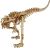 Dinosaurios 3D para armar de madera
