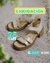 Sandalias de cuero Art. k6115 Platino en liquidacion de verano 2025  a 25% Off - Comfort Gallery