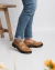 Mocasines con plataforma art C145502 Camel