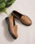 Mocasines con plataforma art C145502 Camel - comprar online