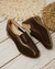 Zapatos elastizados con camara de aire - Art 7379 Choco stock- Comfort Gallery