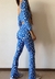 Top TROUBLE floreado AZUL - tienda online