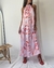 Vestido ELLIE hojas tono ROSA