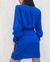 Vestido LIRIO LISO azul - LIBRANOS
