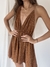 vestido MARBELLA LUREX DULCE DE LECHE - comprar online