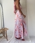 Vestido ELLIE hojas tono ROSA en internet