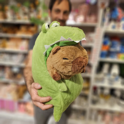 Cocodrilo con Capibara