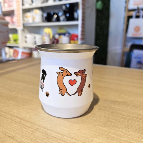 Mate de Acero Perro Salchicha - comprar online