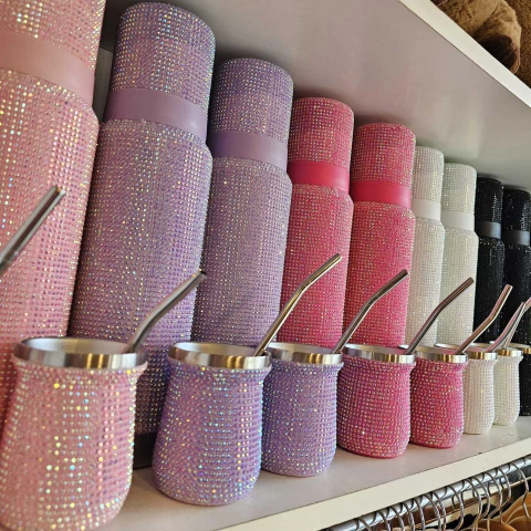 Set Termo y Mate strass - comprar online