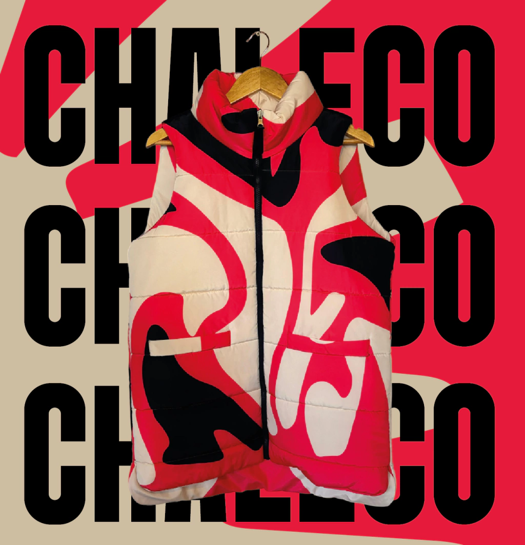 Chaleco Basquiat- Flower Rojo