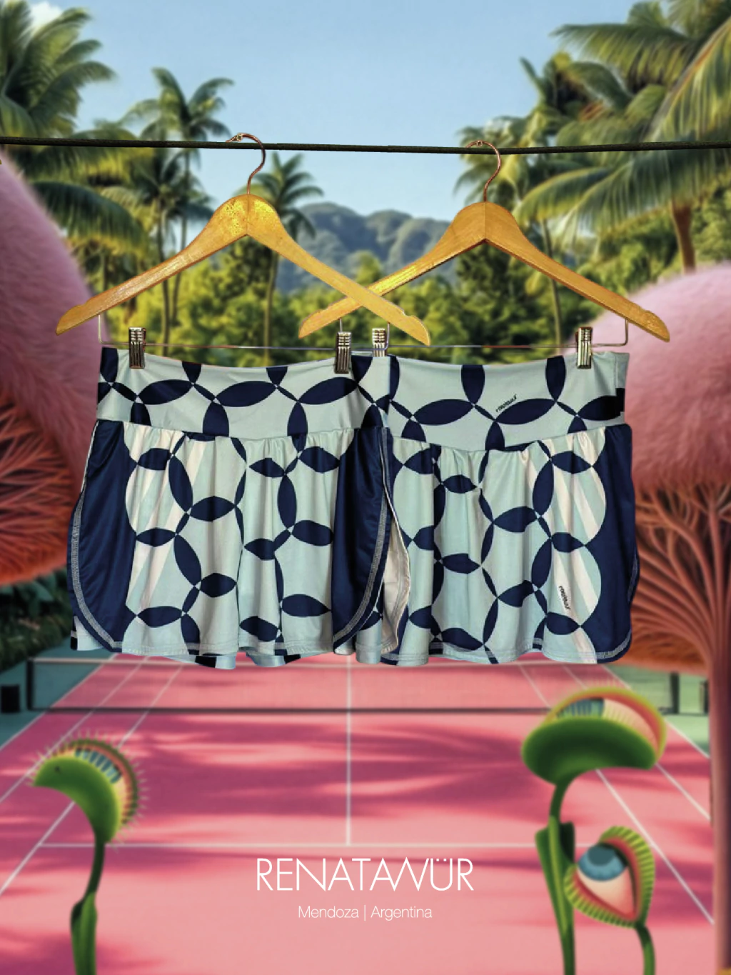 Falda Padel-Sky Bubble