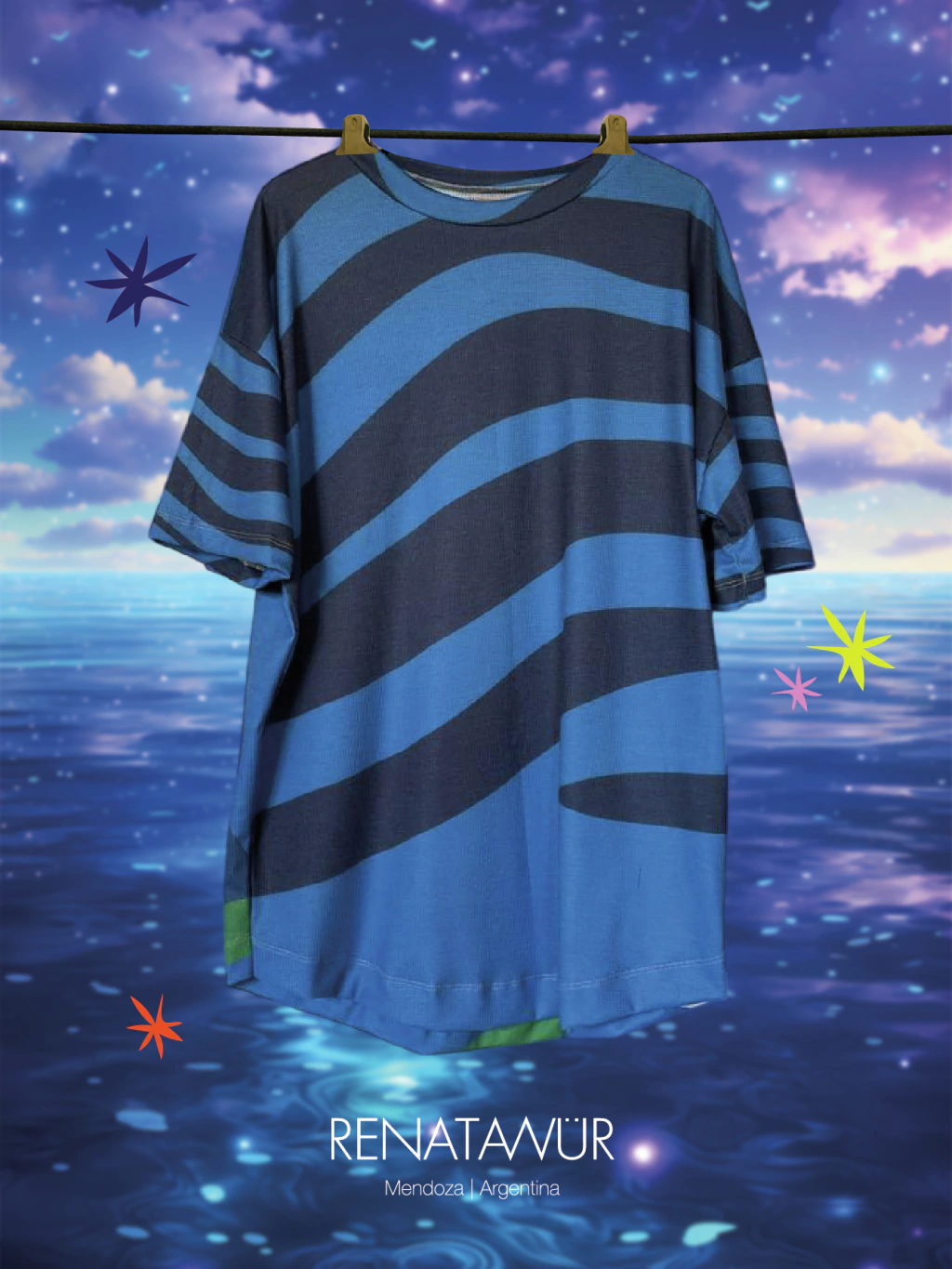 Vestido Remerón Keane-Torre Azul