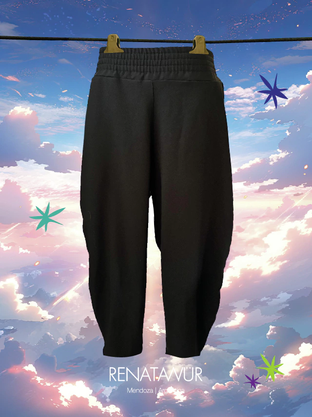 Pantalon Paper Andrómeda - Negro
