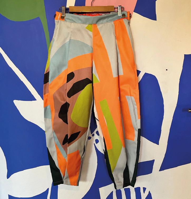 Pantalon Paper Bag - Azteca