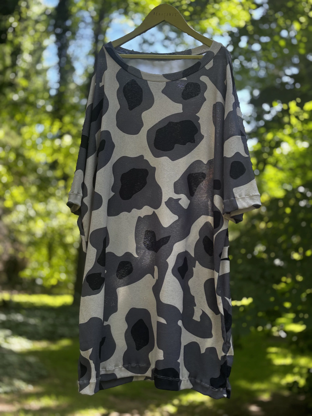 Vestido Remerón Keane_Animal Grey