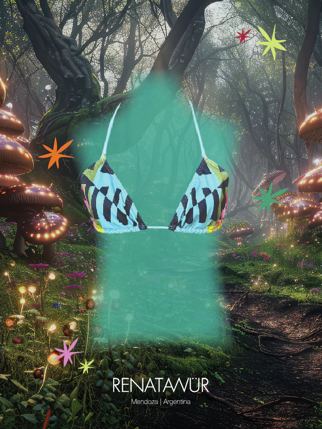 Corpiño triangulitos Azteca
