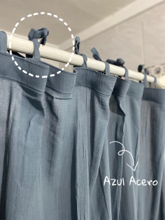 Cortina de Baño con Tiritas para atar - tienda online