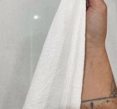 Cortina de Baño con Tiritas para atar - Metzi Deco