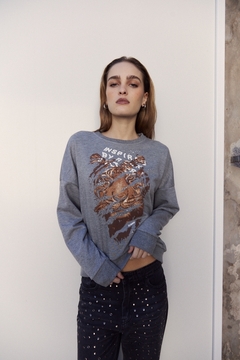 BUZO TIGGER GRIS - tienda online