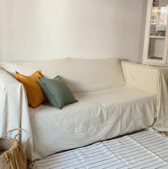 Manta Cubre Sillón Tusor - Metzi Deco