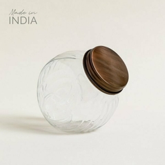 CARAMELERA DE VIDRIO LINEA GUNA COBRE 25,4X16,5X22CM - 3L