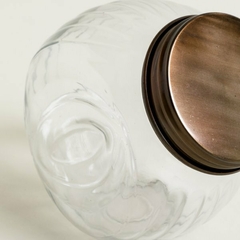 CARAMELERA DE VIDRIO LINEA GUNA COBRE 25,4X16,5X22CM - 3L - comprar online